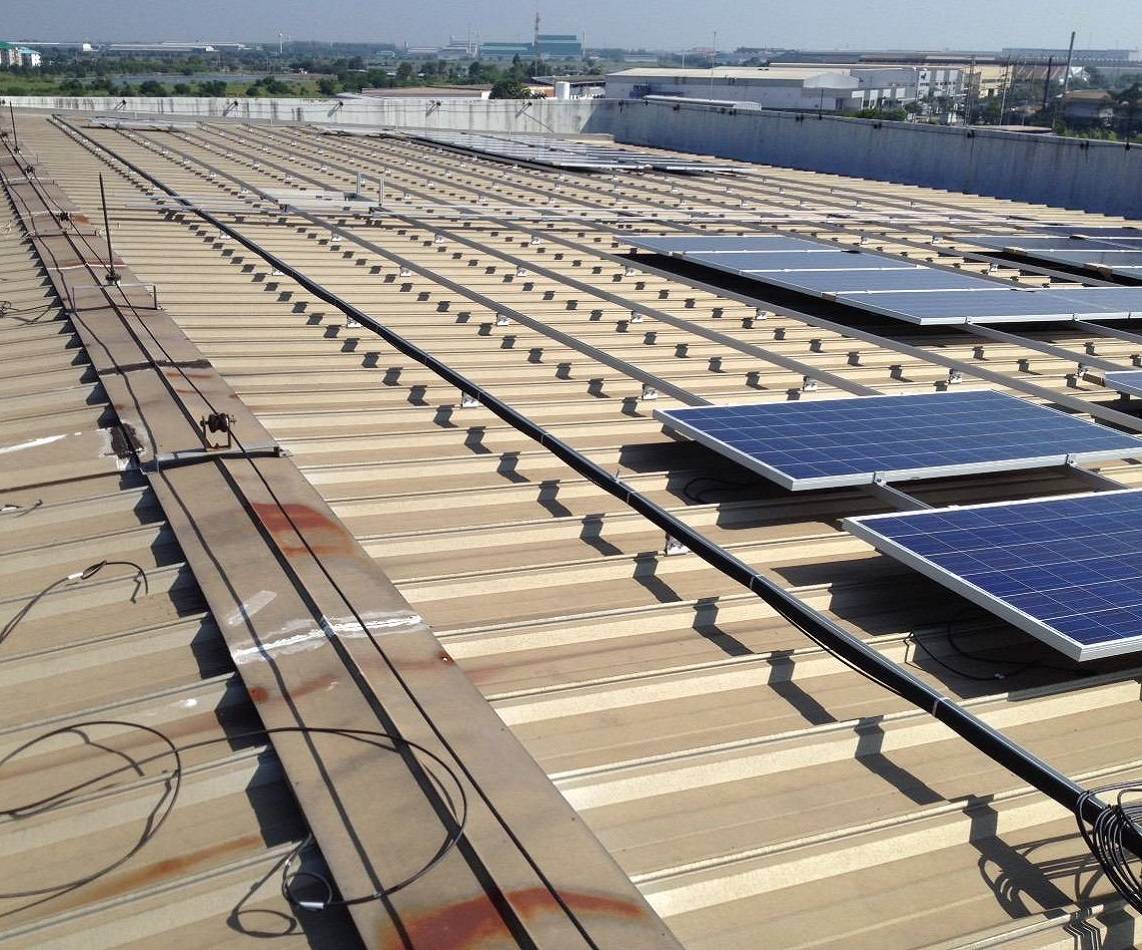 Montaje de aluminio Tin Rooftop 5.1MW